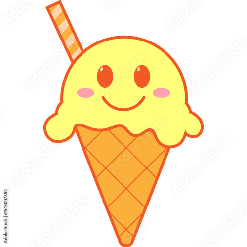 Ice Cream Cone Character