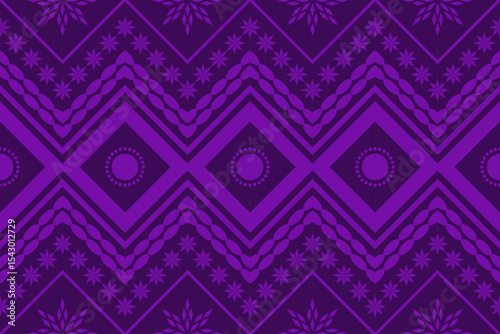 Ethnic Figure aztec embroidery style.Geometric ikat oriental traditional art pattern.Design for ethnic background,wallpaper,fashion,clothing,wrapping,fabric,element,sarong,graphic,vector illustration.