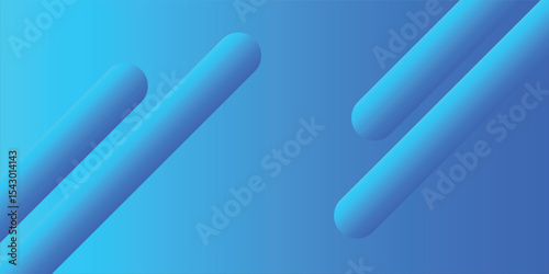Abstract blue background with diagonal lines. Dynamic shapes composition. Vector illustration