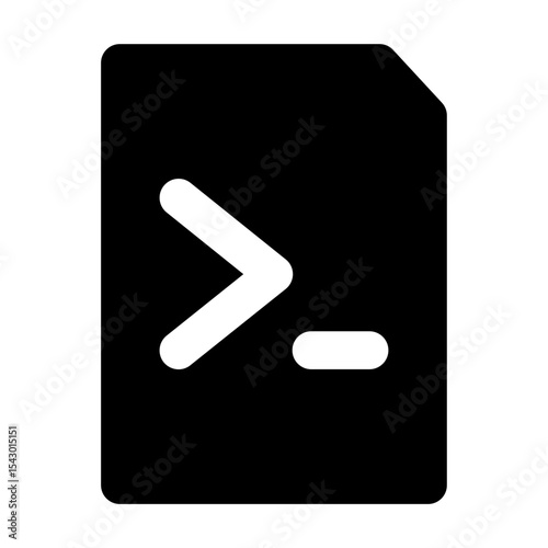 Simple solid vector icon of a cmd symbol, commonly used in coding, terminal, and developer interfaces. Ideal for apps, websites, dashboards, and coding tools. SVG format, easy to edit and scale.