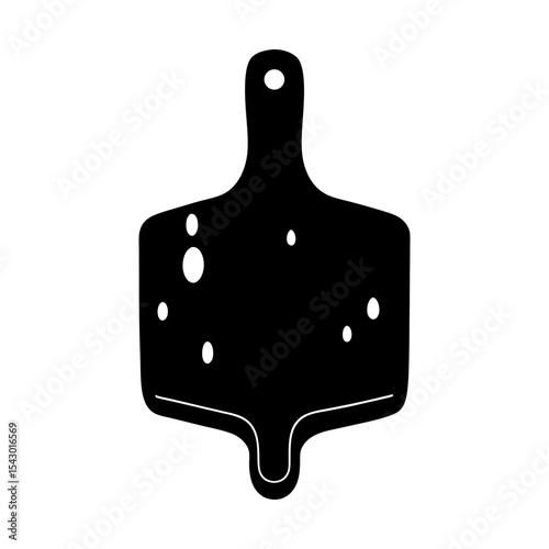 Cutting board vector kitchenware utensil culinary tool food preparation silhouette