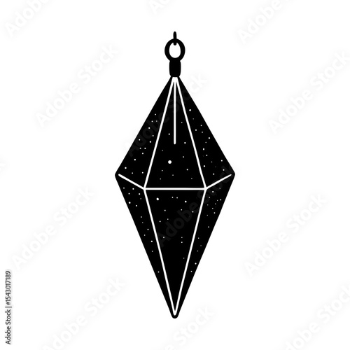 Geometric terrarium vector design hanging planter illustration graphic art silhouette