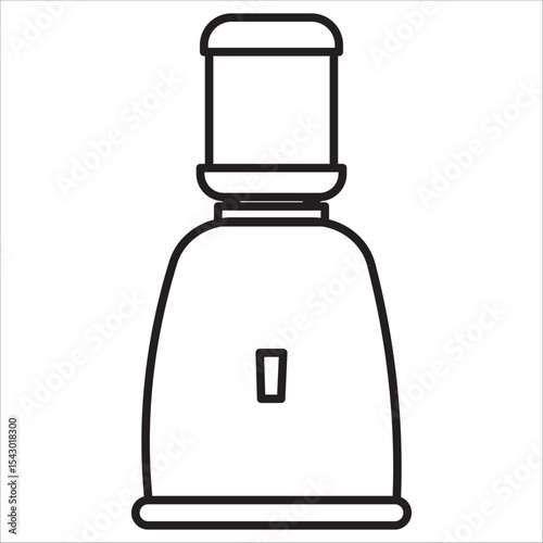 Dispenser icon outline vector
