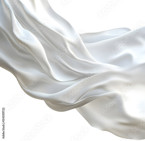 Flowing Linen Sheets in Serene 3D Effect