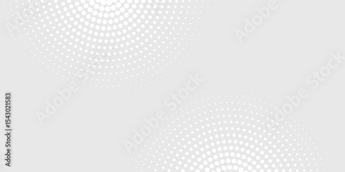 Dot white gray wave light technology texture background. Abstract big data digital concept. vector ilustration
