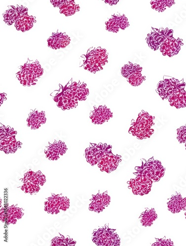 seamless pattern with fruits