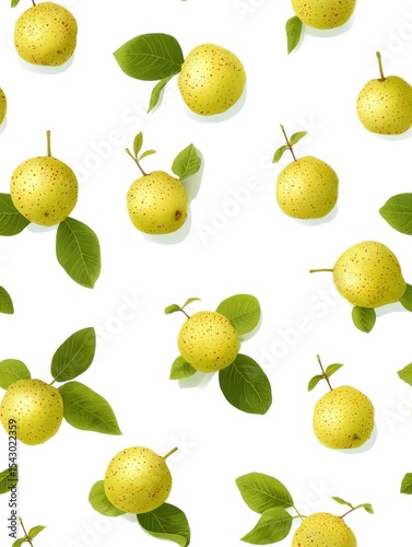 seamless pattern with fruits