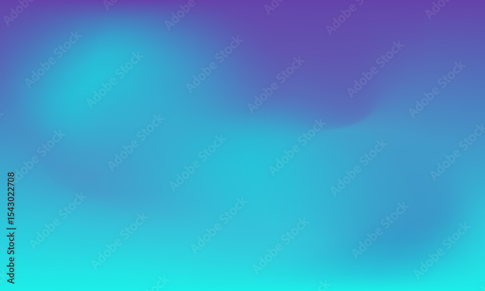 Fototapeta premium Smooth blue teal and purple gradient background