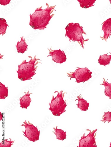 seamless pattern with fruits