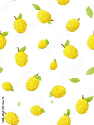 seamless pattern with fruits