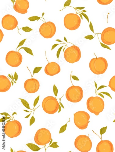 seamless pattern with fruits