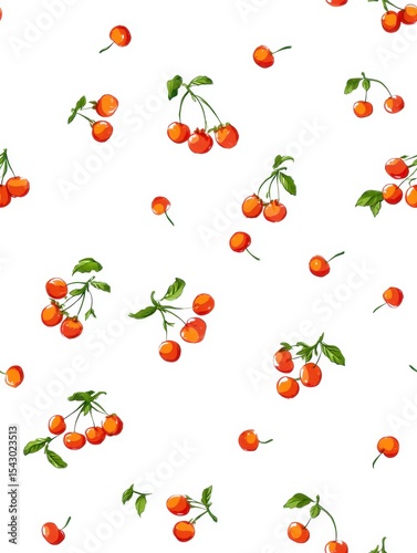 seamless pattern with fruits