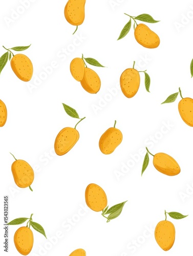 seamless pattern with fruits
