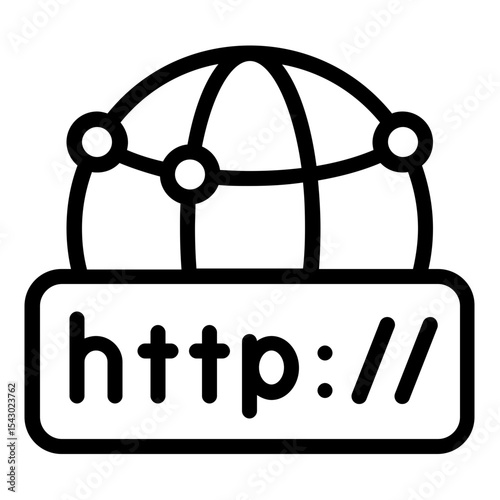 website icon line