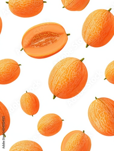 seamless pattern with fruits