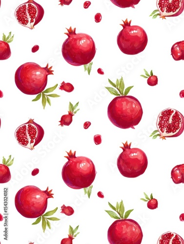 seamless pattern with fruits