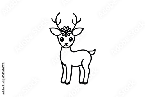 deer vector illustration