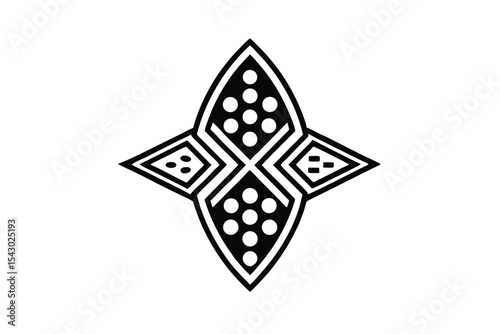 Zulu Beadwork Patterns Geometric Designs on White Background