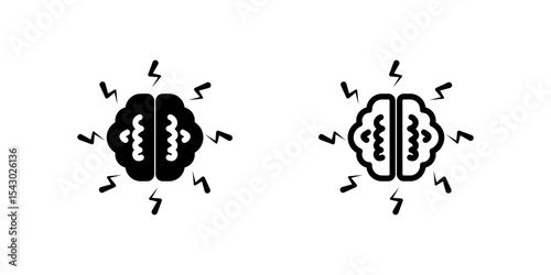 Icons symbolizing brainstorming, ideas, creative thinking, and innovation.