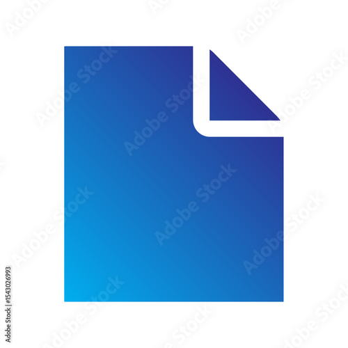 Blank document file icon representing a generic file.