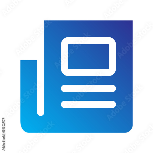 Folded Image Document indicating newspaper document.