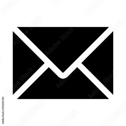 Closed envelope icon representing email or message.