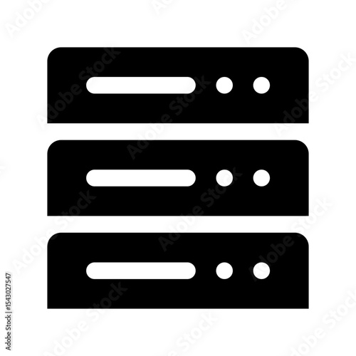 Server or database icon symbolizing data storage or cloud server.