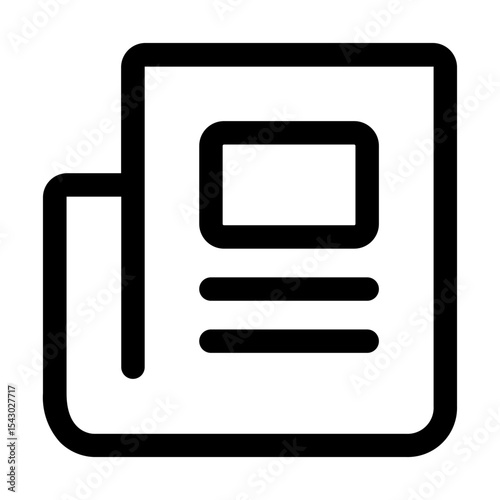 Folded Image Document indicating newspaper document.