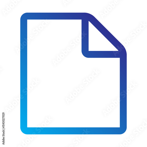 Blank document file icon representing a generic file.