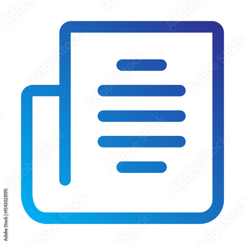 Folded Document indicating text document.