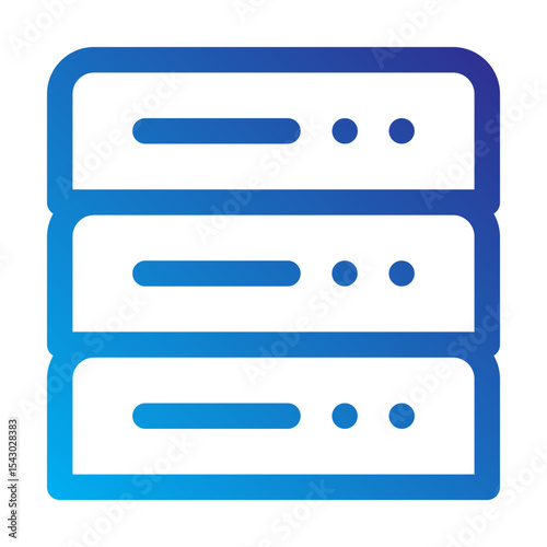 Server or database icon symbolizing data storage or cloud server.
