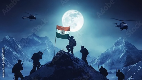 People Holding Indian Flags