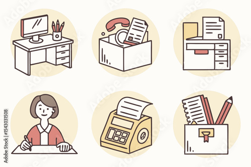 set of vector icons