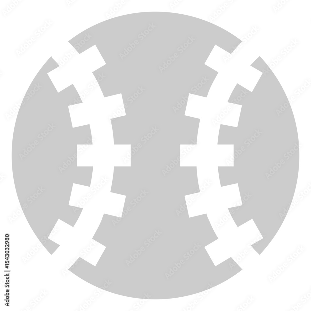Obraz premium Baseball Icon Shadow_1