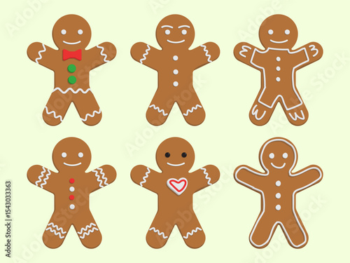 6 Gingerbread Man Collection