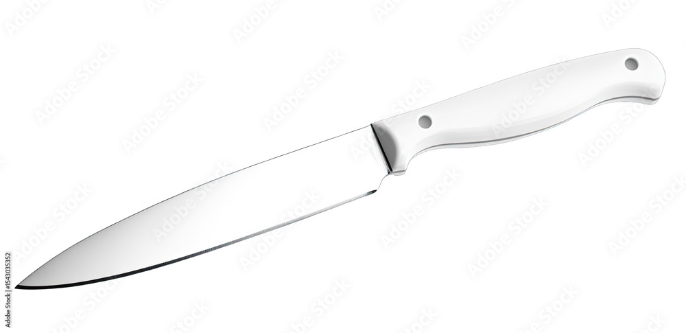 Obraz premium Sharp, white kitchen knife