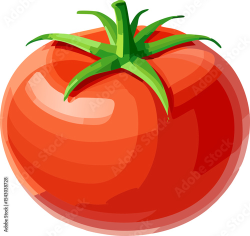 tomato on a white background