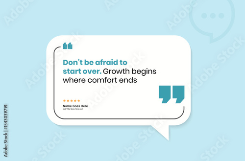 Creative Testimonial Editable Vector template, Quote template, speech bubbles, What our Clients Say, Review, Feedback, Infographic Template, positive and inspirational quote , text box design, rate us