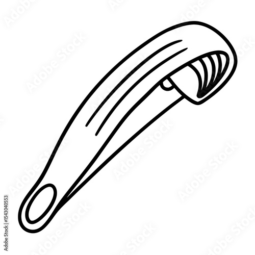 Pink Hair Clip Vector | Generative AI Linocut Silhouette Design