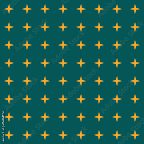 patterns stars dark green yellow abstract decor decoration geometric golden background