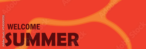 Summer bright illustrations set for poster, card, cover, label, banner in modern minimalist style with overlay effect.