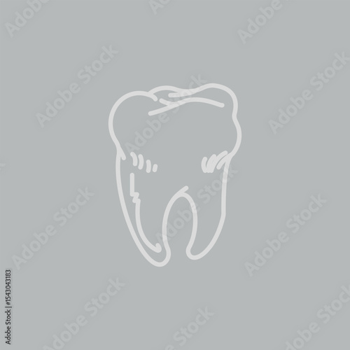 dentist tooth illustration medical background presentation anotomy graphic