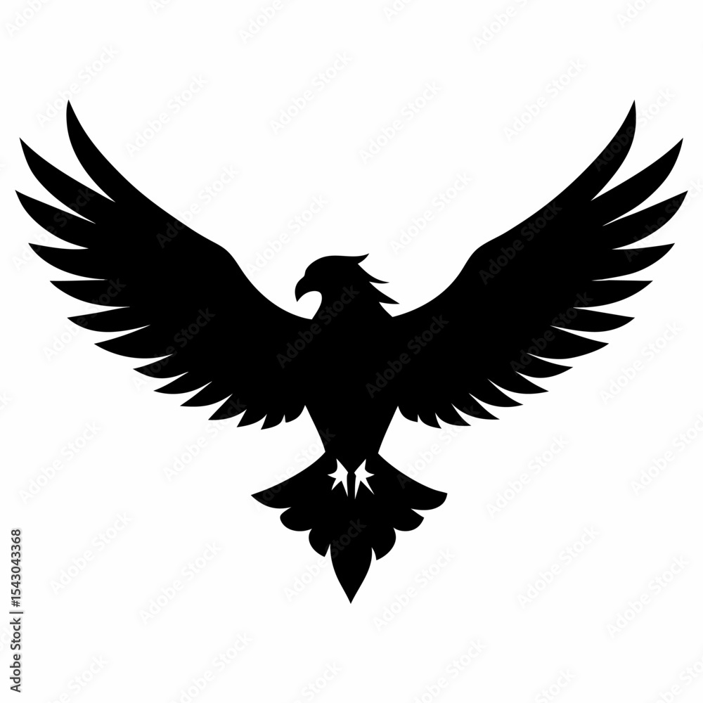 Fototapeta premium eagle with wings