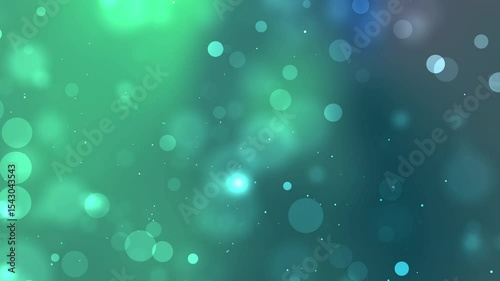 Teal and green bokeh lights perfect for backgrounds, festive designs, or abstract concepts with a colorful and dynamic touch.