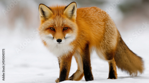 A clean and professional visual presentation diverse canine collection: red fox, silver-tipped kit, swift cinnamon, and arctic foxes, bonding with the dhole - bridging arctic territories and beyond