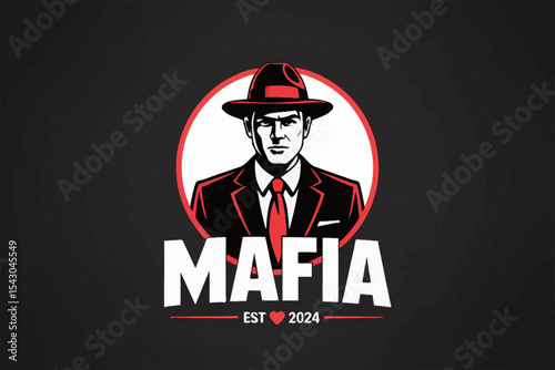 Mafia Character Logo