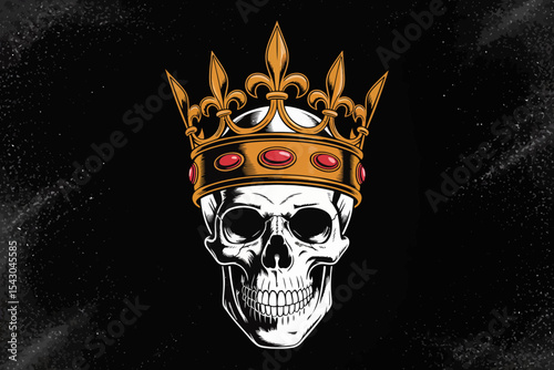 Skull and Crown Logo