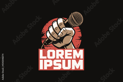 Microphone Fist Logo