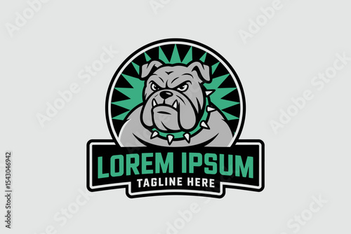 Smiling Hockey Mouse Mascot Logo