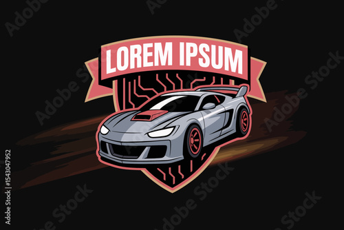 Car Racing Logo Design